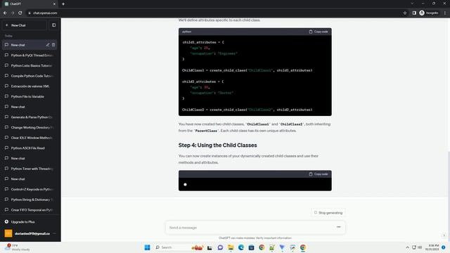 Python bind child class at run time