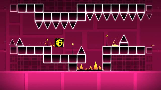 Geometry Dash. Прохождение (9) уровня "Cycles". Геометри даш.