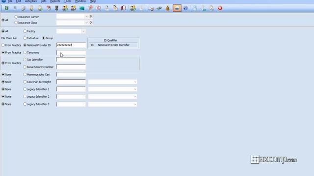 Medisoft - New Provider Set Up