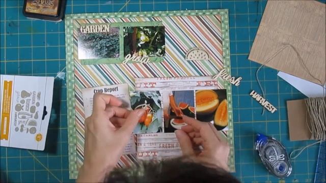 Scrapbooking Process 5 photos with Journaling