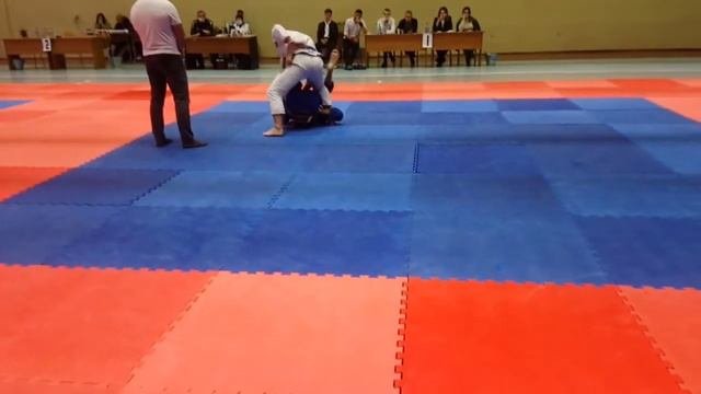Джиу-Джитсу, 2021г. Чемпионат г.Красноярска. Фрагменты схваток. Выиграл 9:7