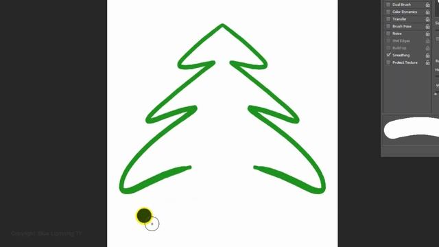 Photoshop Tutorial: How to Design a Festive, Graphic, Christmas Tree Card