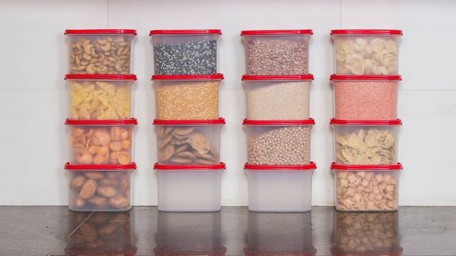 Dry Storage Containers, Tupperware MM Oval