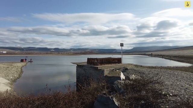 Бахчисарайское водохранилище Эгиз-Оба. Воды мало но вода прибывает.