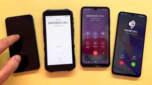 MADNESS Incoming Call  Outgoing Call Neffos X20Pro vs LG Q6 vs Honor x7a vs OUKITEL WP12