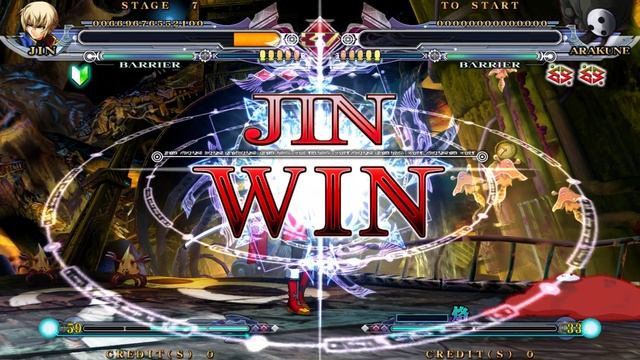 BlazBlue: Continuum Shift (Arcade) 【Longplay】