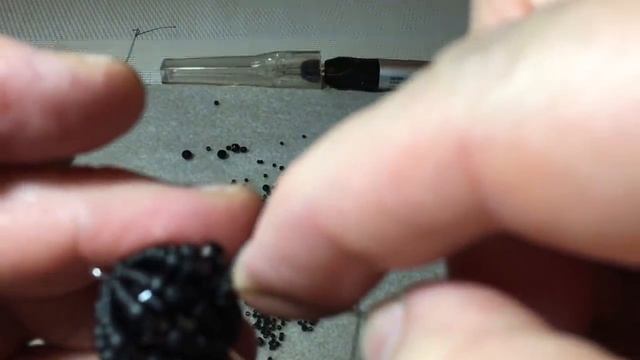 Чёрный сотуар для Юлии. Новые бусины.
