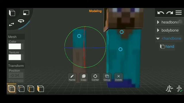 Minecraft Steve Model Rig - Prisma 3d
