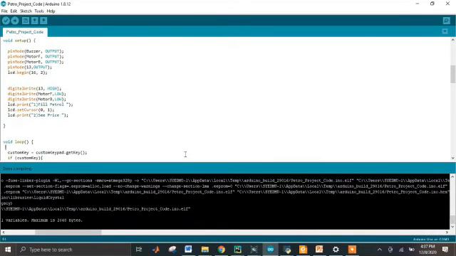 Petrol Filling Project Using ARDUINO || Proteus Simulation || L298 Project || Complete Programming