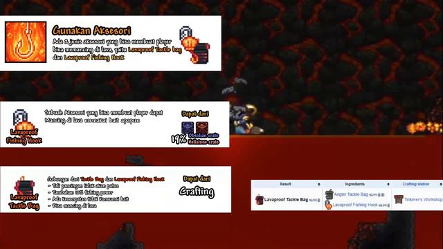 Cara Mancing di Lava! - Tutorial Terraria Indonesia 67#