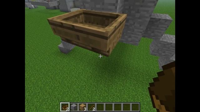 Баг в minecraft-Летающая лодка!!!
