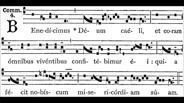 Benedicimus Deum Caeli - Trinity Sunday Communion Antiphon