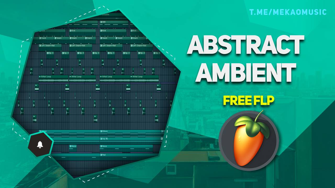 Abstract Ambient в FL Studio 20 (+Free FLP)