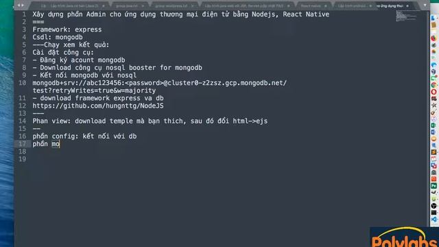 React Native và Nodejs - V3- Backend nodejs cho ứng dụng React natiive trong e-commerce (p2)