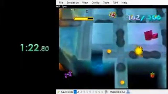 Ms. Pac-Man Maze Madness (N64 EMU) - Pacfooticus Stompicus - Quest - 2:27