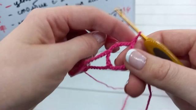 Узор Крючком Сетка Поворотными Рядами Мастер класс Крючком вязание Крючком