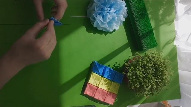 поп ит ? из бумаги оригами ?