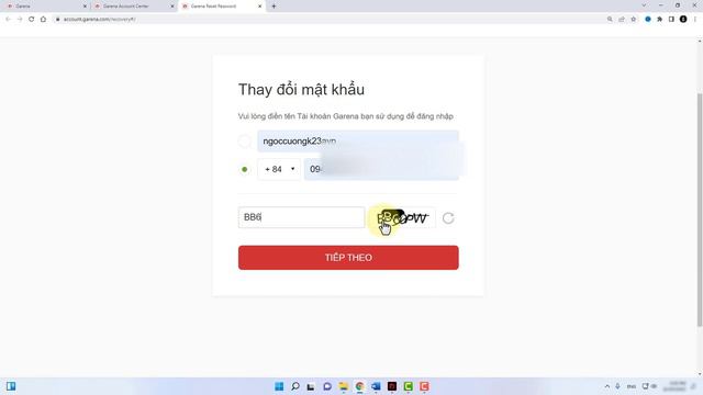 Cách Lấy Lại Mật Khẩu Garena Cực Kỳ Đơn Giản