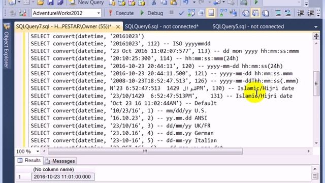 SQL Server Datetime String Conversion