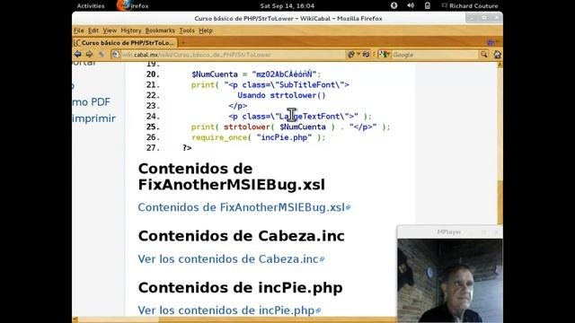 Curso básico de PHP Capítulo 19 - 20130914