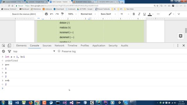 JavaScript - Increment (++) and Decrement (--) Unary Operators