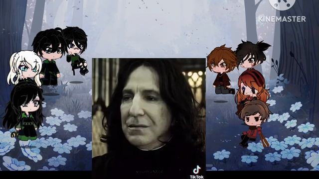 Severus snape Gacha au reaction