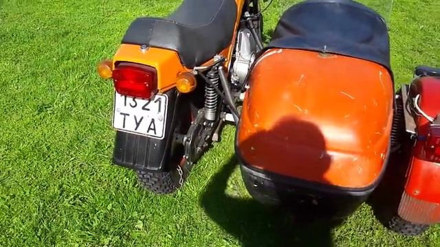 Мотоцикл Тула с коляской велорекс.