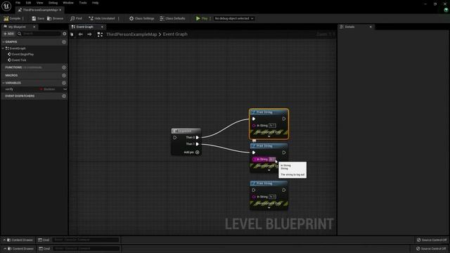 Unreal Engine 5 Blueprint Code Do once , Sequence , if else Blueprint Code How to Use in UE5 EngSub