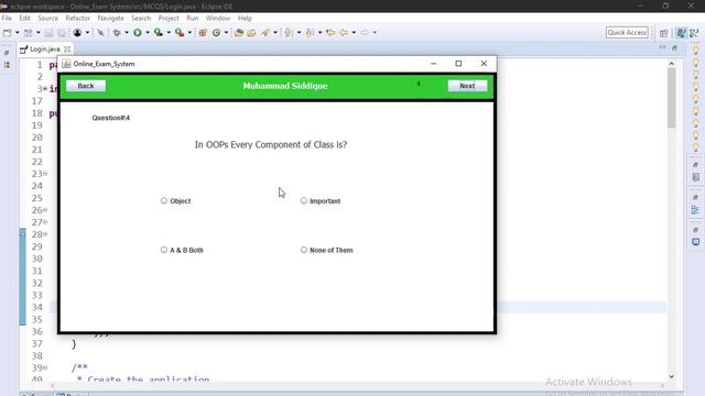Online Exam System mini project in Java Eclipse~send email in comment and get Source Code