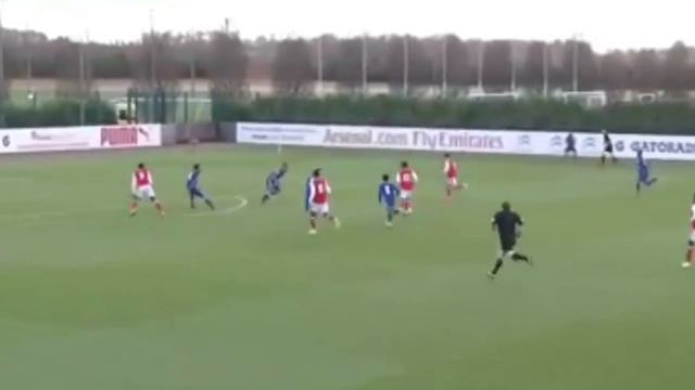 Goal by Arsenal FC baller Reiss Nelson vs Chelsea FC U23s