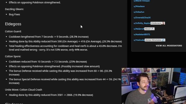 WOW Eldegoss Nerfed The Hardest?? In Depth Patch Notes Breakdown - Pokémon Unite