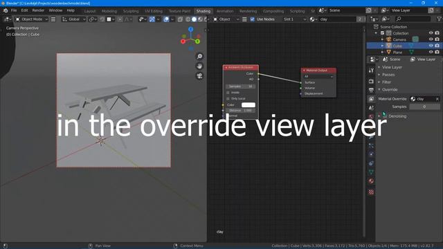 How to make Wireframe Render in Blender