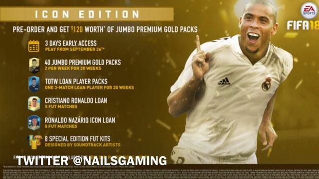 FIFA 18 ICONS EDITION GIVEAWAY!