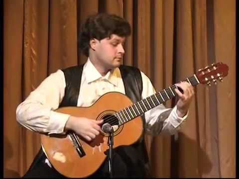 Sergey Gavrilov (guitar) plays "Blues N 1 in Em" by Alexander Vinitsky