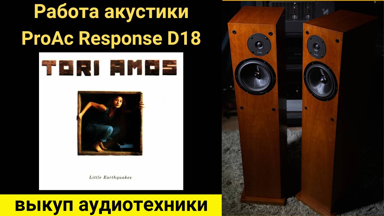 Выкуп hi- fi аудиотехники проверка звучания акустики ProAc ResponseD18 Tori Amos Little Earthquakes