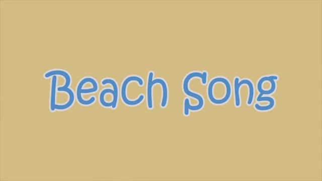 Children's song on the beach