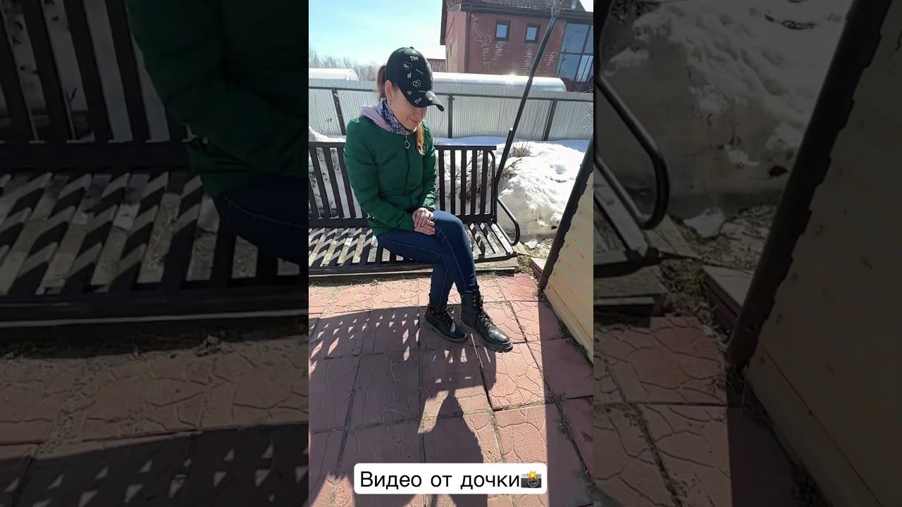Просто попросила дочь меня сфотографировать, а в итоге получилось вот такое видео