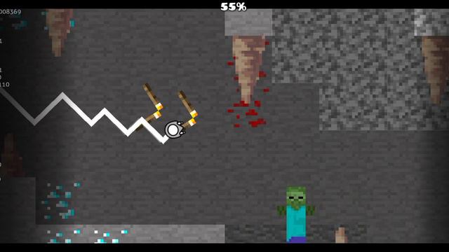 Minecraft cave 100% All coins