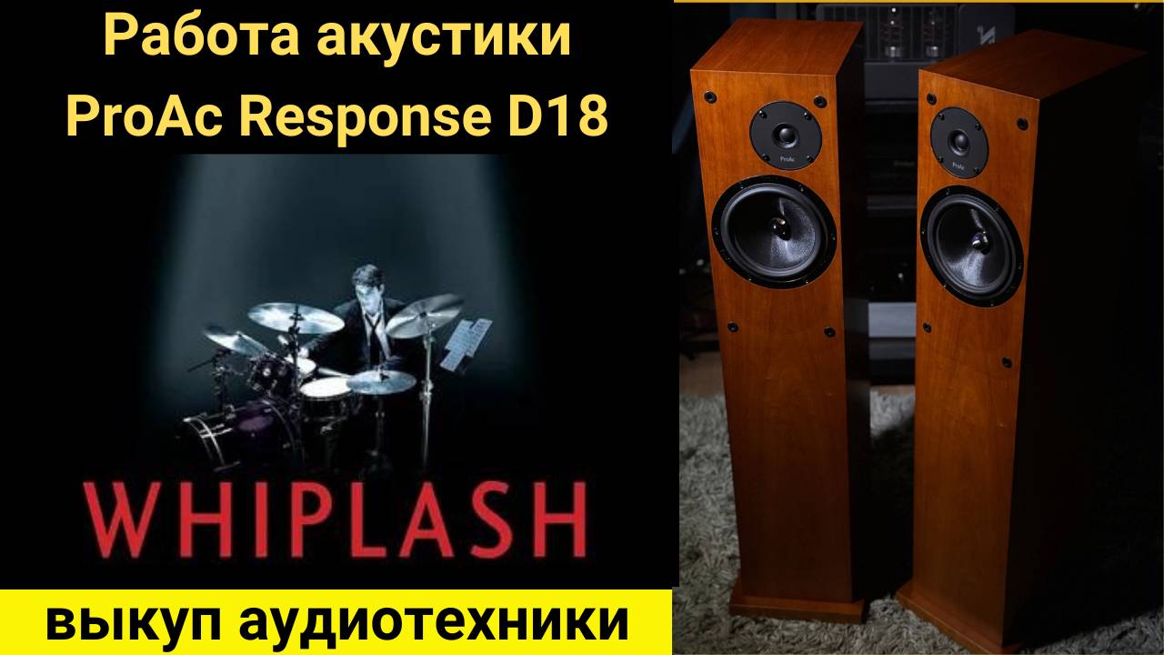 Выкуп аудиотехники hi-fi, проверка звучания акустики ProAc Response D18 музыка whiplash  tim simonec