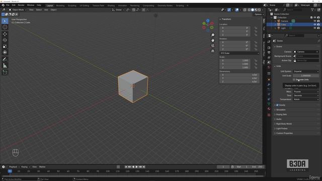 9 -Unit Settings for Modeling (Metric and Imperial)