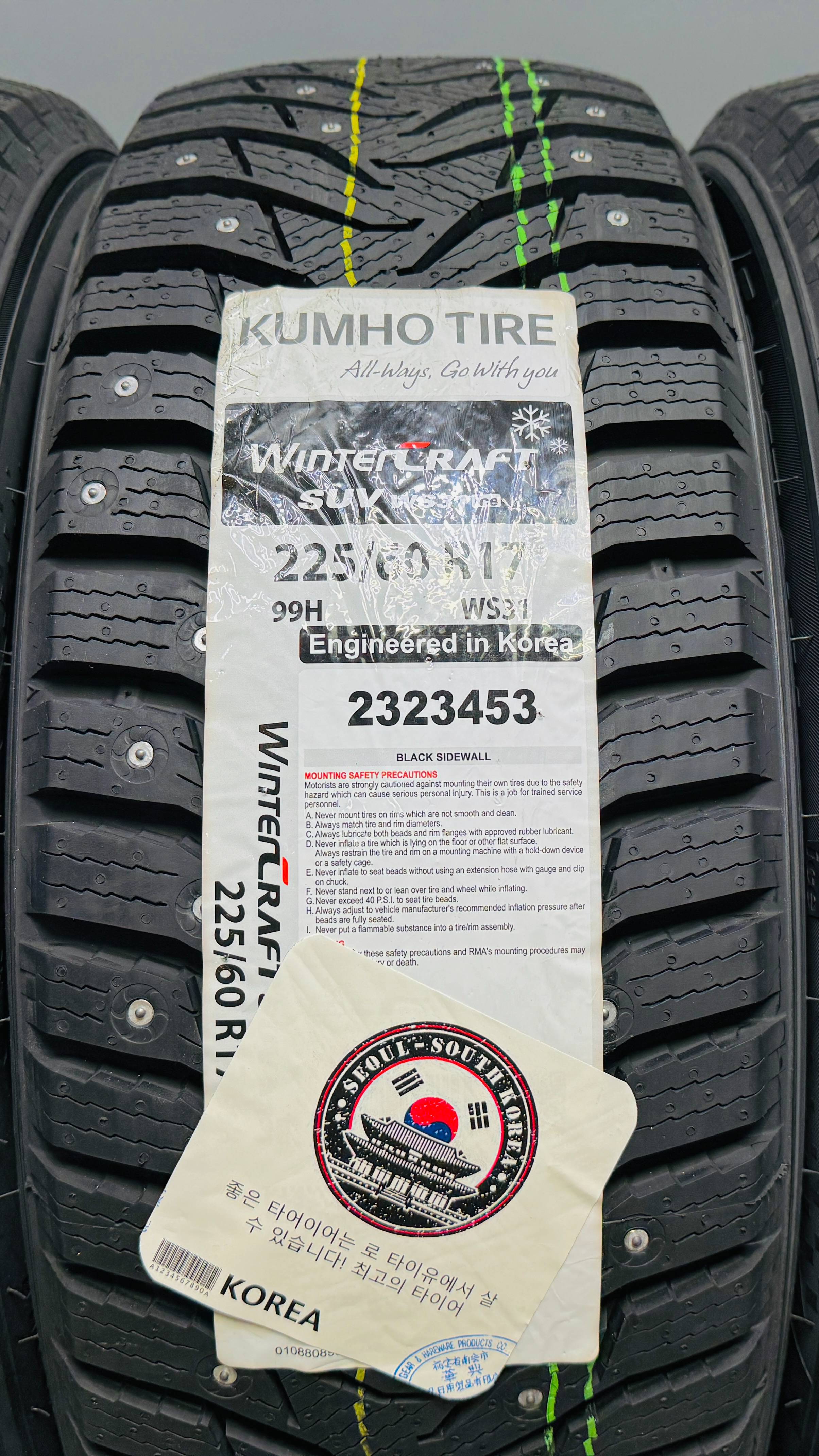 Kumho WinterCraft SUV Ice WS31 225/60 R17 99H 2323453