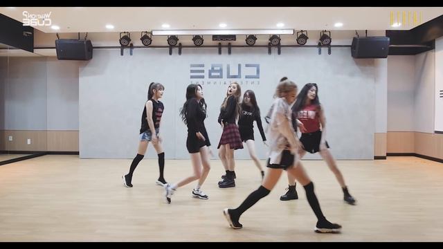 (G)I-DLE (여자)아이들) - La ta ta dance practice mirrored