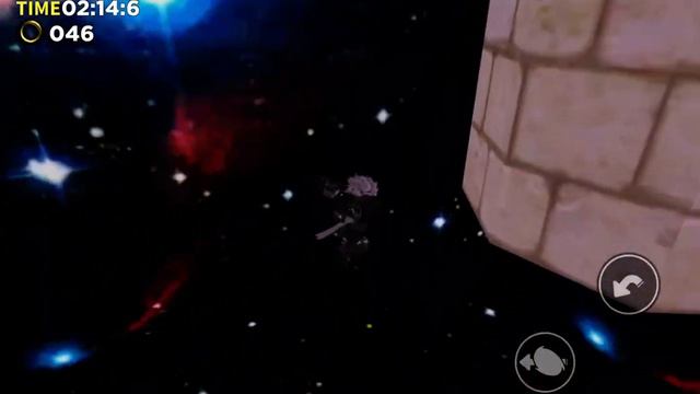 Raiden shredding through the castle