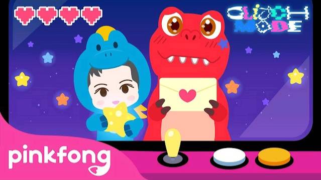 Glitch Mode🕹with Pinkfong REDREX | Sing Along with NCT DREAM💚 | Dinosaur Song | NCT DREAM X PINKFO