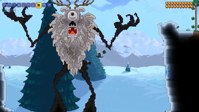 Terraria Timelapse Build - Deerclops Build - Terraria + Don't Starve Celebration Video