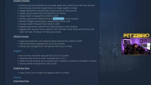 AoE4 - Spring Update PUP Patch Notes!