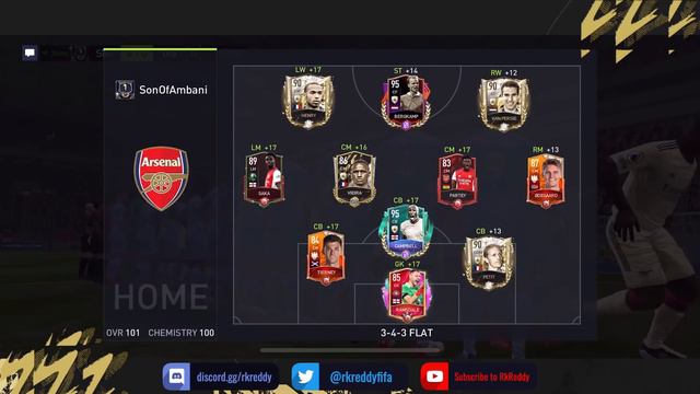 INSANE PAST PRESENT ARSENAL SQUAD BUILDER | FIFA MOBILE 22 |