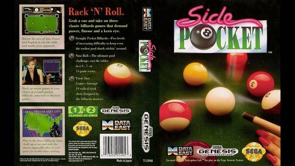 Side Pocket FULL OST SOUNDTRACK (SEGA Genesis / Mega Drive).