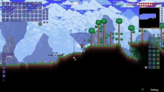 Terraria [Elements Awoken] Let's Play Episode 5: Smashing Red Stuff in the Crimson!