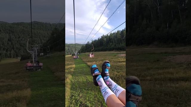 Канатная дорога 🚡 в Листвянке, Байкал